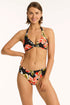 Sea Level Juniper Twist Front Multifit Halter Bra